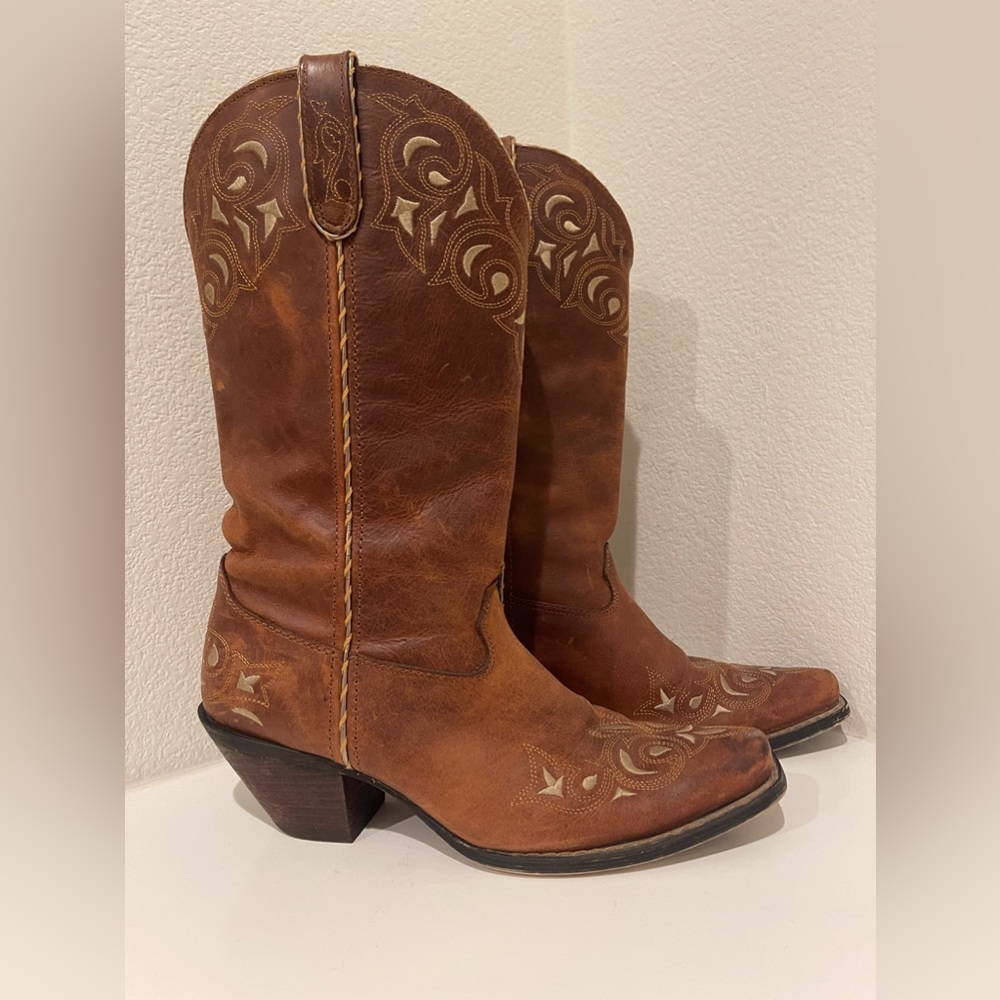 Brown Western Leather Boots